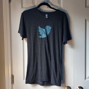 American Apparel Twitter Logo the Track Shirt